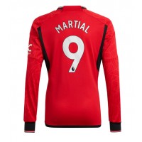 Dres Manchester United Anthony Martial #9 Domáci 2023-24 Dlhy Rukáv
